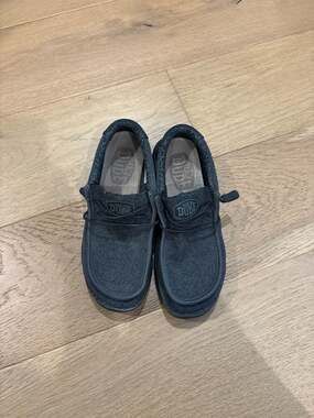 HEYDUDE Wally Sox Micro Total Black Slip-On Loafers